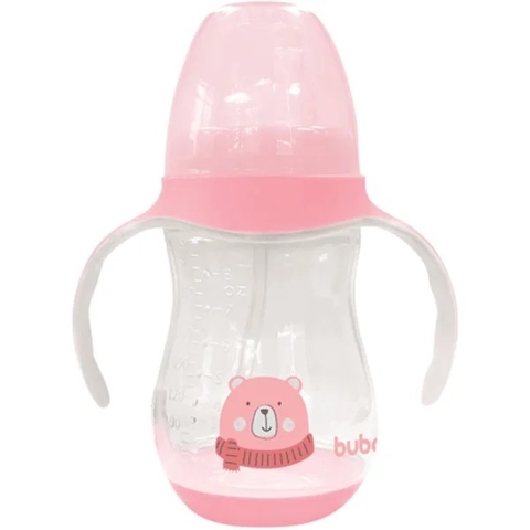 Copo com Alça Removível Ursinho Rosa - Buba
