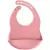 Babador Pega Migalhas em Silicone Rosa - Buba