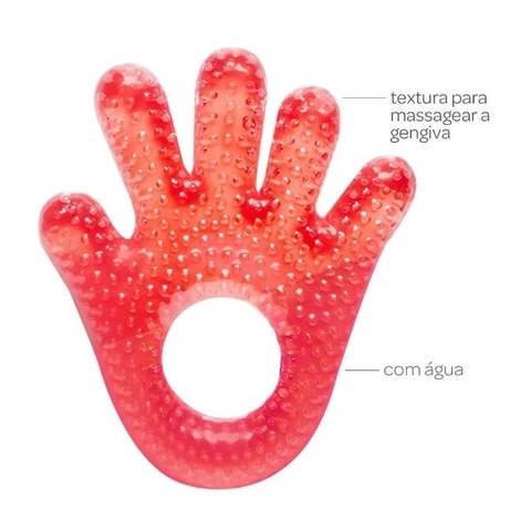 Mordedor com Água Mãozinha Vermelha - Buba