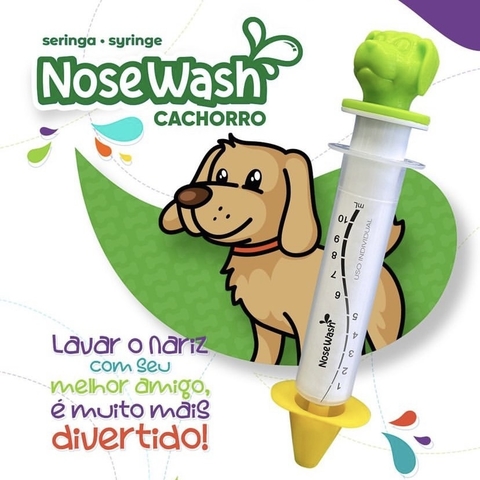 Seringa para Lavagem Nasal Cachorro - NoseWash