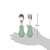 Kit Talheres Cabo em Silicone Verde Dino - Buba - comprar online