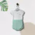 CONJUNTO BODY BRANCO + SHORTS TRICÔ VERDE ÁGUA