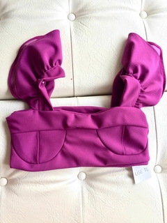 Cropped Babados - ROXO