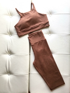 Conjunto Fitness TATI - MARROM - USE TL