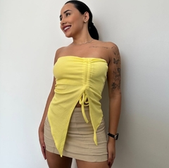 Tomara que caia assimétrico - amarelo