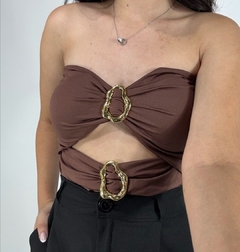 Body Argola Orgânic - MARROM - comprar online