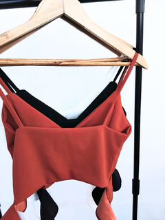 Cropped Lila - Bordô - comprar online