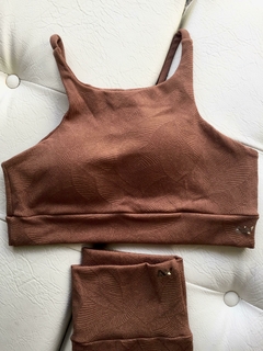 Conjunto Fitness TATI - MARROM - loja online