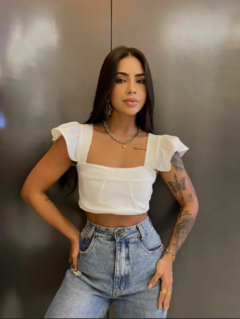 Cropped Babados - ROXO - USE TL