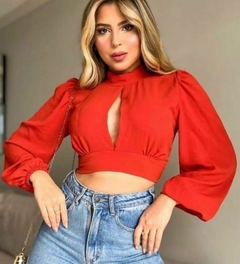Cropped manga longa