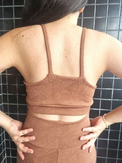 Conjunto Fitness TATI - MARROM - comprar online