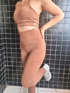Conjunto Fitness TATI - MARROM na internet