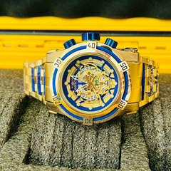 INVICTA ZEUS BOLT SKELETON AZUL + KIT JOIAS COMPLETO + VENDIDOS