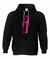 sudadera de bartender con el logo de un boston shaker rosa