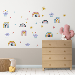 Plancha Infantil IP004 Arcoiris Nubes Sol