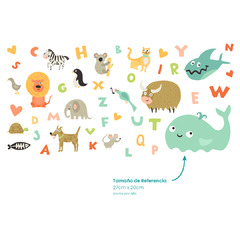 Plancha Infantil IP006 Animales y Alfabeto - comprar online