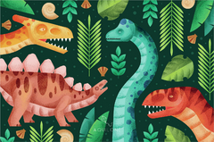 MI003 - Mural Infantil Dinosaurios - comprar online