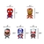 "Balão Marvel Super Hero: Decoração Incrível com Balões de Folha de Alumínio do Homem-Aranha - Alegria Garantida!"