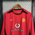 Manga Longa Retrô Manchester United - Home 02/03 - loja online