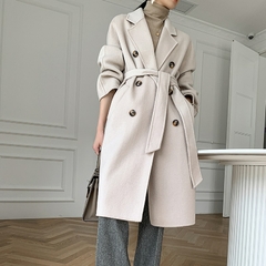 Sobretudo feminino outono e inverno - loja online