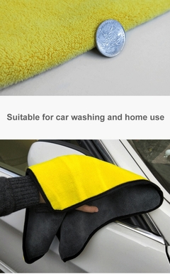 3/5/10 peças de toalha de limpeza de carro em microfibra extra macia para lavagem de carro. - comprar online