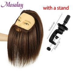 Masculino cabeça de manequim com cabelo 100% sintético para a prática cabelei - comprar online