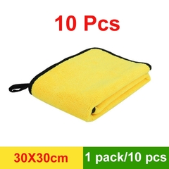 3/5/10 peças de toalha de limpeza de carro em microfibra extra macia para lavagem de carro. - comprar online