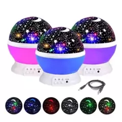 Luminária Abajur Projetor Estrelas Galaxy Star Master Quarto Sala Criança Decoração Festa na internet