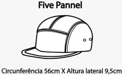 BONÉ SNAPPER FIVE PANEL TELINHA AREIA - TH Premium