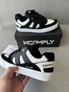 TÊNIS COMPLY ELLOS PRETO/BRANCO - comprar online