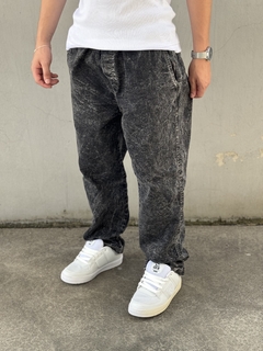 CALÇA BAGGY MARMORIZADA