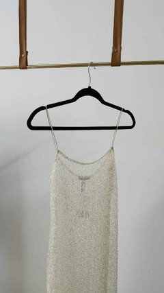 Vestido bordado ZARA en internet