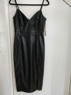 Leather dress