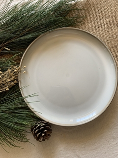 PLATO DE POSTRE DE PORCELANA