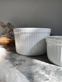 MOLDE SOUFFLE DE PORCELANA MEDIANO