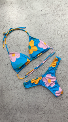 Bikini Triangulito Flowers - comprar online