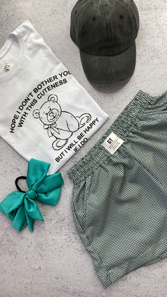 Baby tee algodón | Estampada Teddy - comprar online