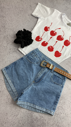 Short Denim nevado Elástizado | Lucy en internet