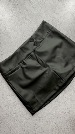 Short Pollera Zoe | Eco cuero - comprar online