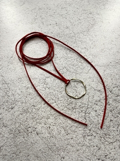 Choker circular | Rojo en internet