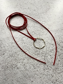 Choker circular | Rojo - comprar online