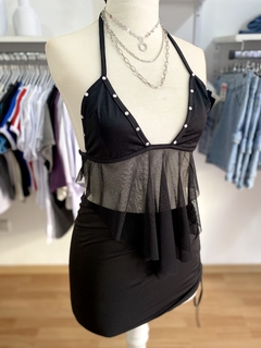 Top Cleo con strass - comprar online