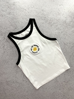 Musculosa Tropical | Lycra y algodón