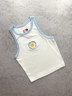 Musculosa Tropical | Lycra y algodón - comprar online