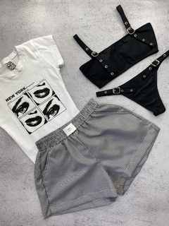 Baby tee algodón | Estampada New York en internet