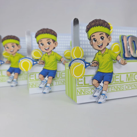 TENIS ESPORTE – CAIXA RETANGULAR COM APLIQUE 3D