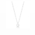 Colar ponto de luz redondo 45cm - Prata 925 - comprar online