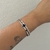 Bracelete duplo trevos - Aço inoxidável