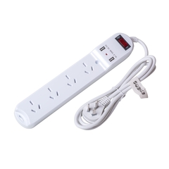 PROLONGADOR MÚLTIPLE 4 TOMAS + 2 USB