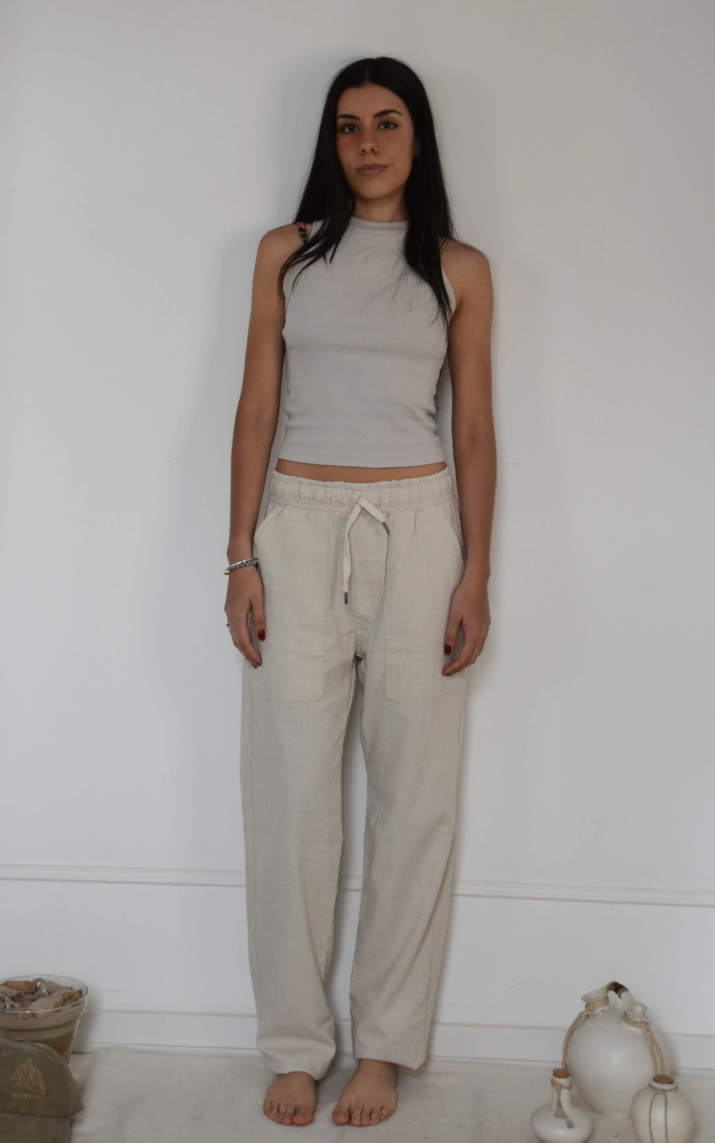 Pantalón Lino Trebol